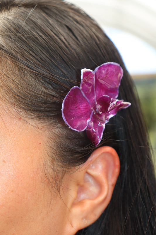 🌸 Purple / hair clip
