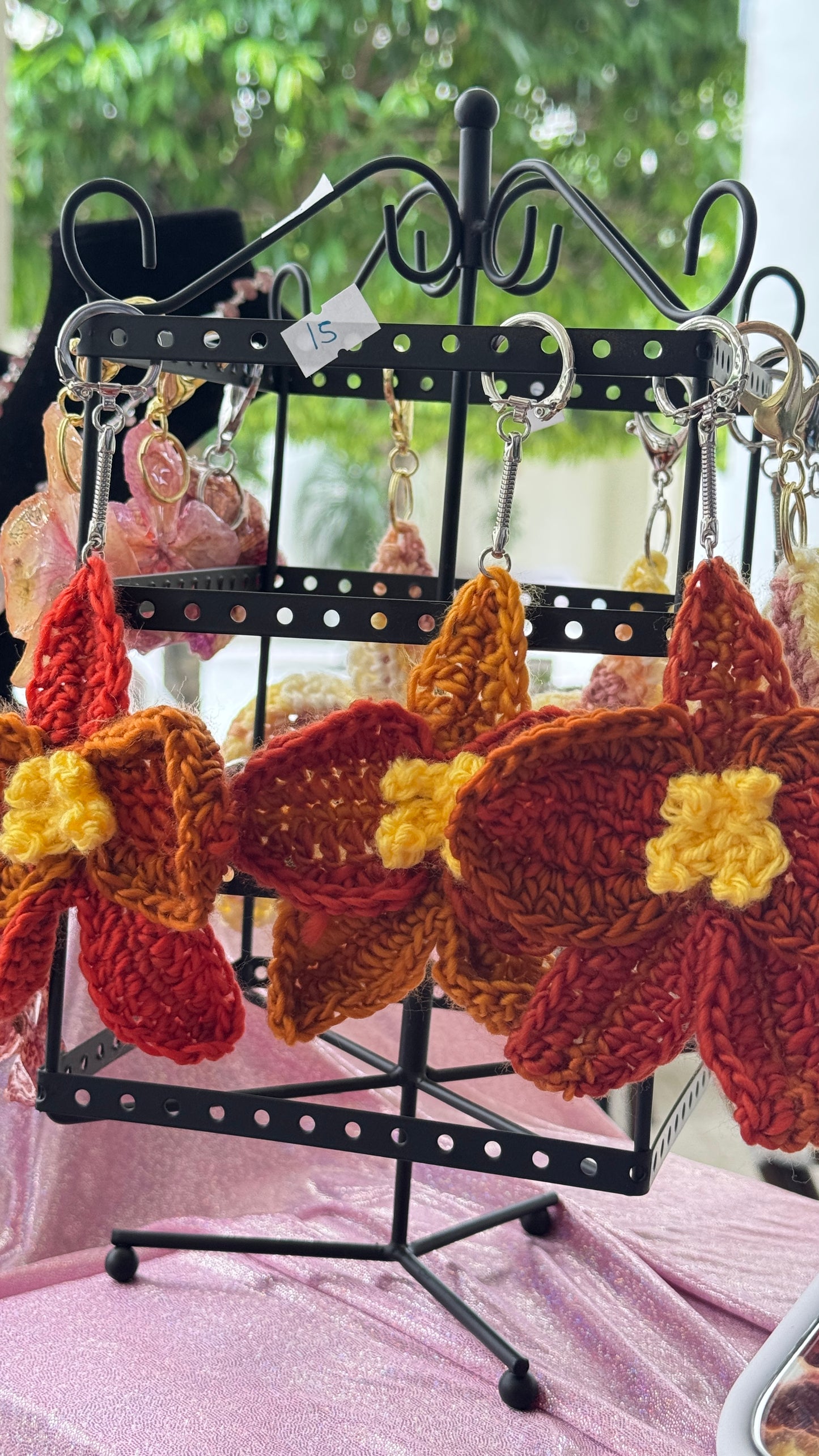 🌺crochet Phalaepnosis/key chain